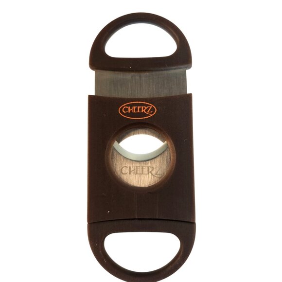 Cheerz Stainless Steel Cigar Cutter Double Blade Guillotine With Gift Box Compac - Picture 5 of 6